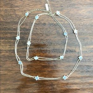 Gold & Gray Kendra Scott necklace